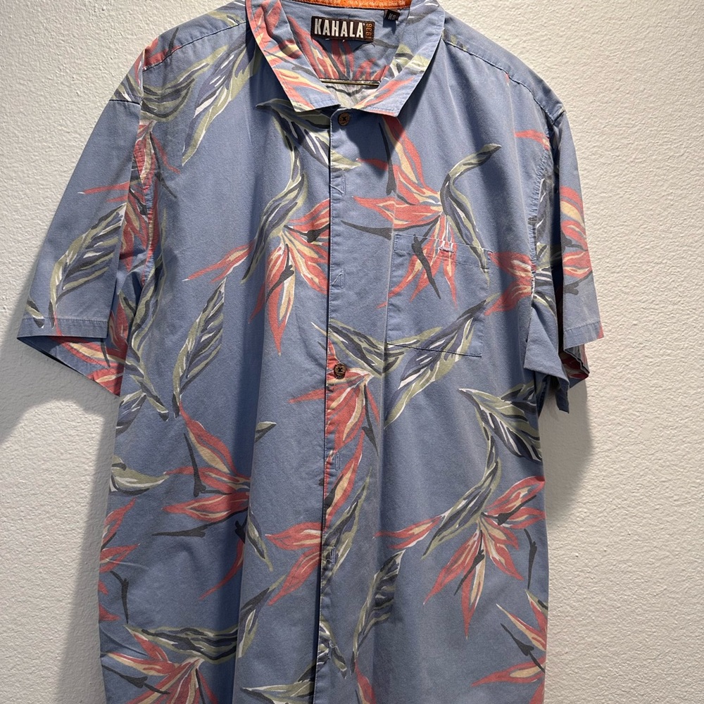 Mens Hawaiian Kahala Button Down